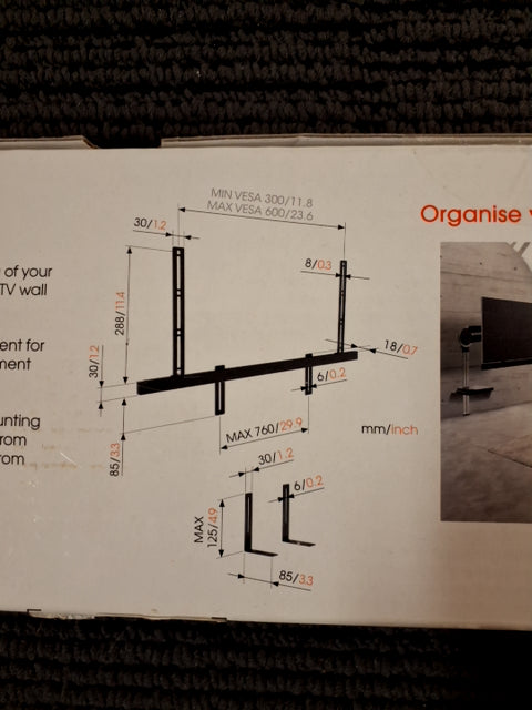Vogel's sound arbejde mount